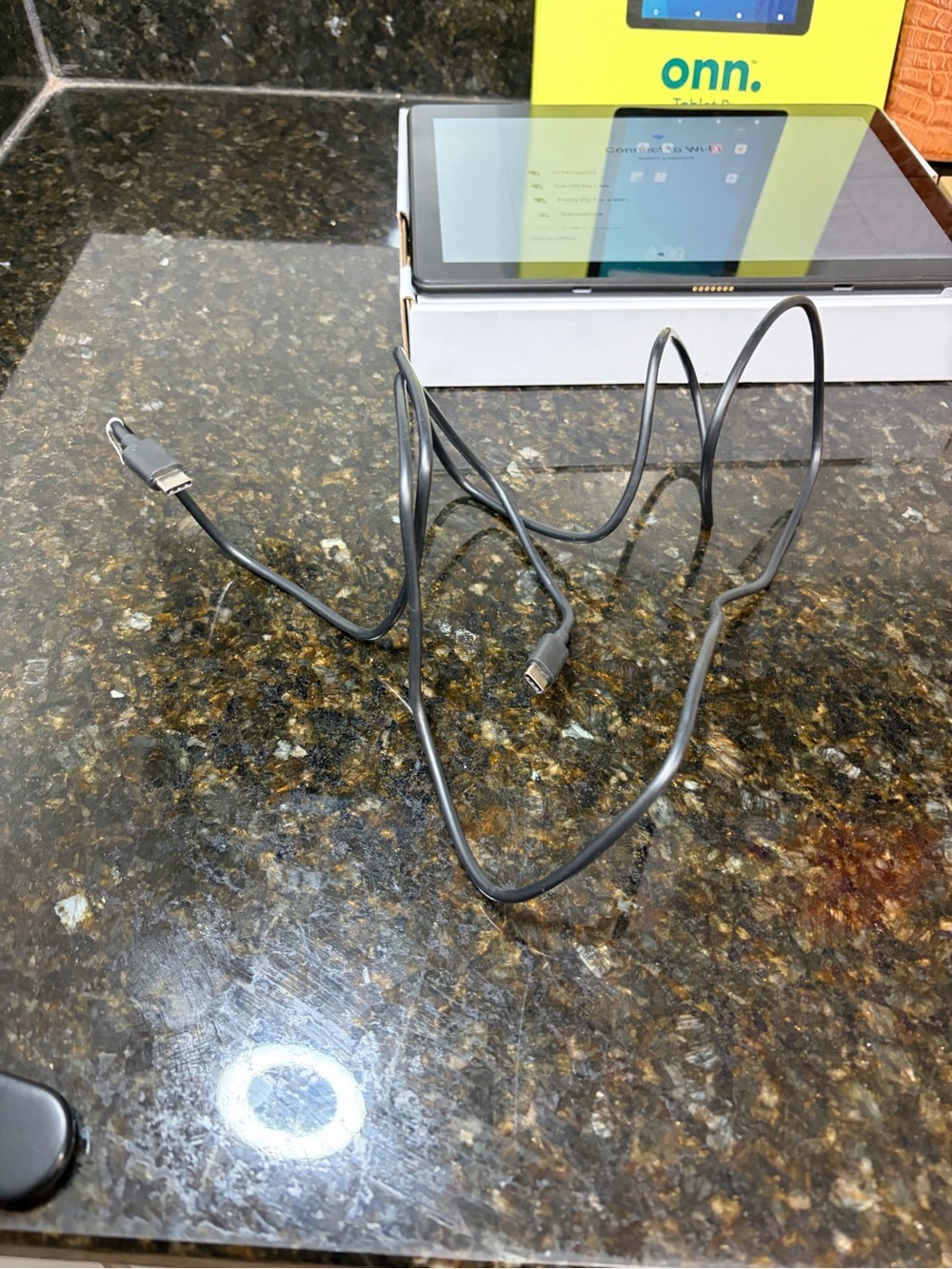 ONN 10.1" Tablet Pro in Black w/New Screen Protector, Charging Cable, & Case - Picture 9 of 10
